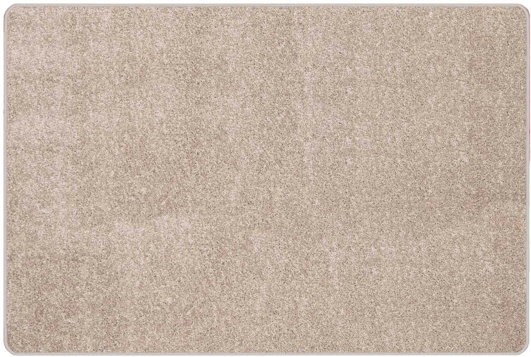 Primaflor-Ideen in Textil Teppich »Teppich MUMBAI«, rechteckig, 13 mm Höhe, weicher Kurzflor, Uni Farben, ideal im Wohnzimmer & Schlafzimmer