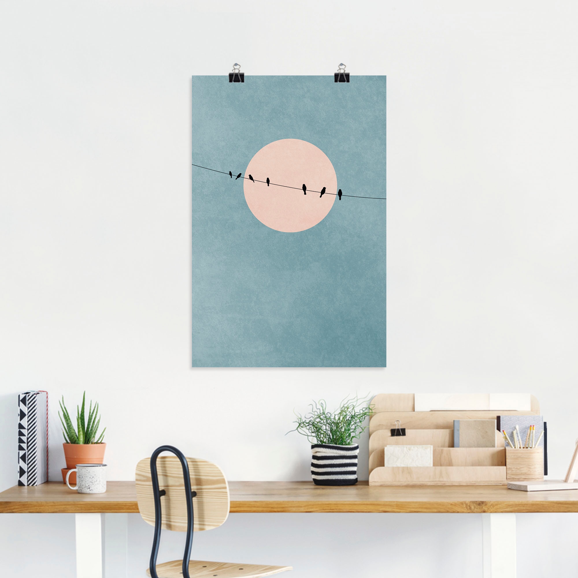 Artland Poster »Die Schönheit der Stille«, Himmelsbilder, (1 St.), als Alubild, Leinwandbild, Wandaufkleber oder Poster in versch. Größen