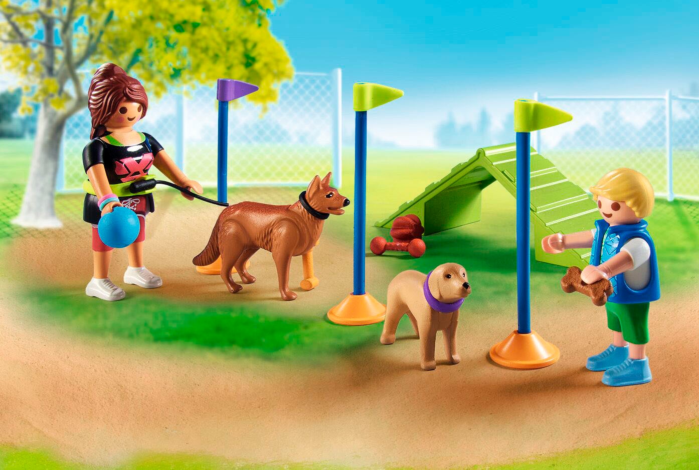 Playmobil® Konstruktions-Spielset »Hundespielplatz (71745), Playmobil My Life«, (61 St.)