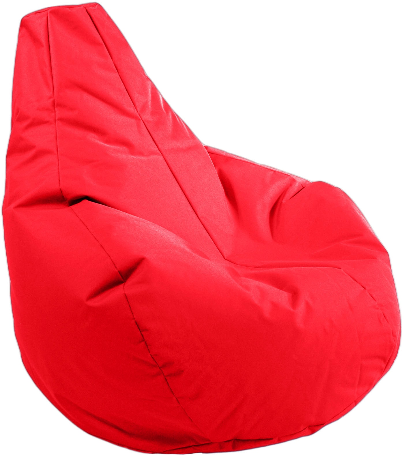 KINZLER Sitzsack »Gamer« 1 Stk. tlg. Uni Farben, mit Rückenlehne, Outdoor geeignet, Kinderzimmer rot Bezug: 100% Polyester