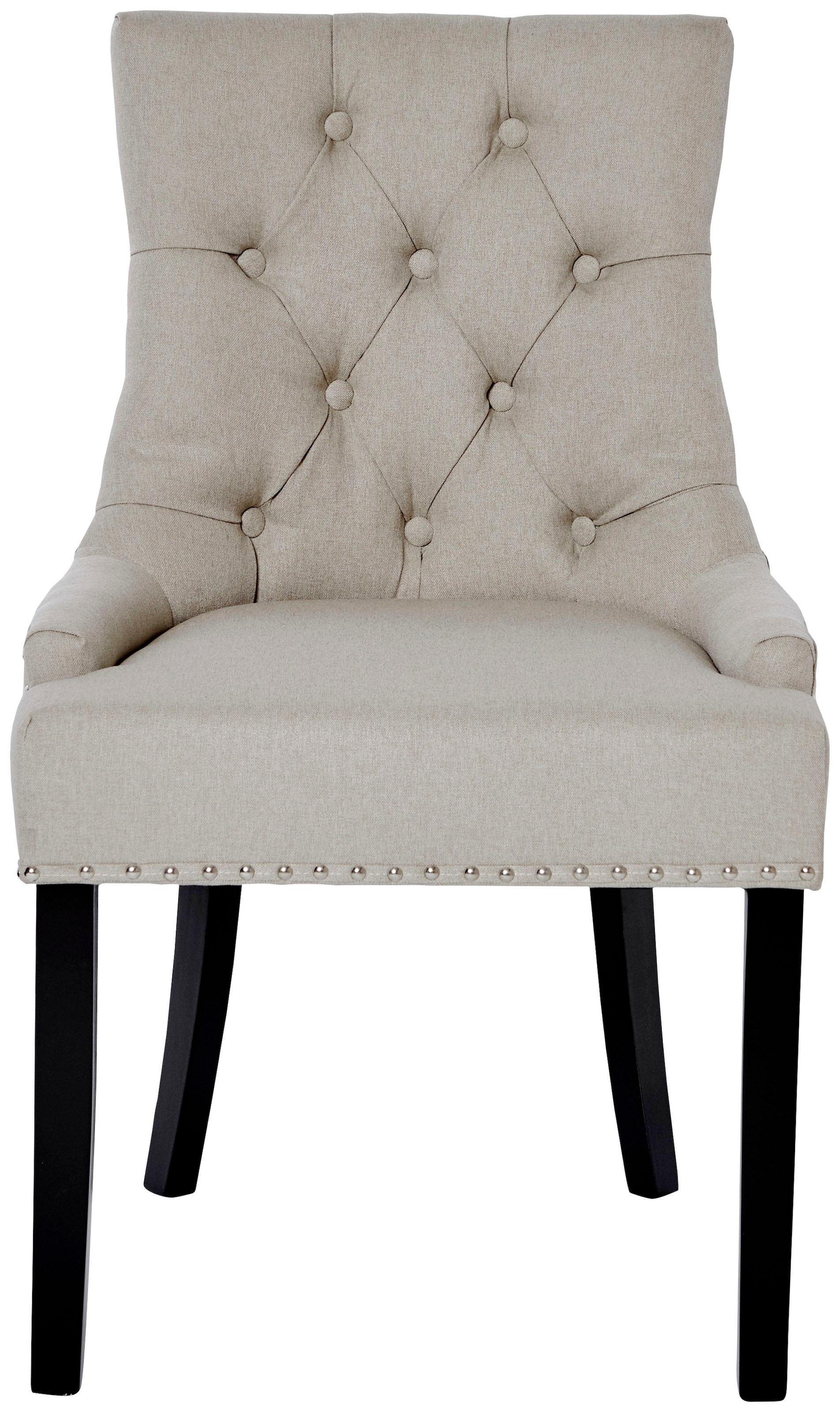 Jahnke Esszimmerstuhl »SAVIK DEVON«, 1 St., Webstoff, Chesterfield-Look & N günstig online kaufen