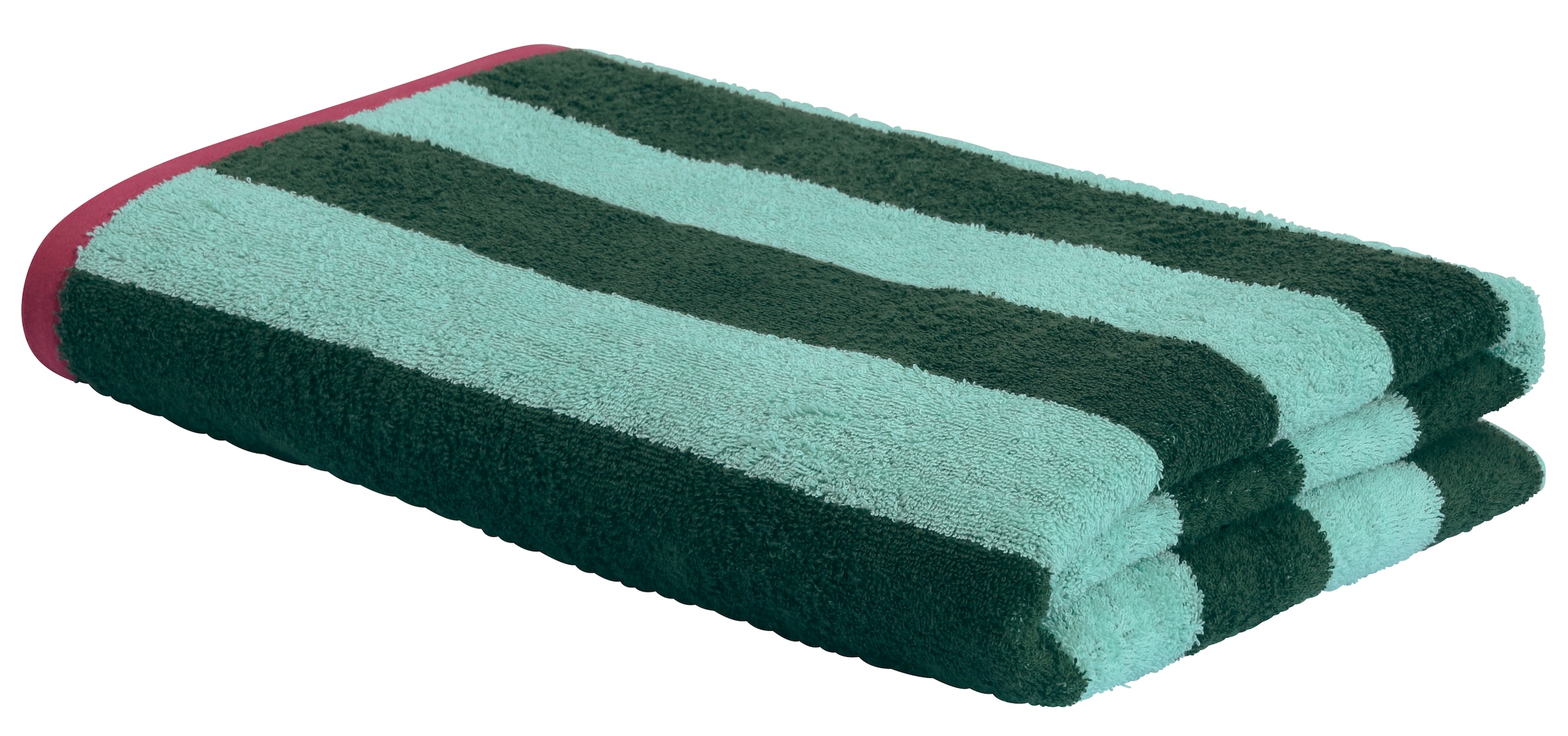 OTTO home Strandtuch »Elenna, 100% Baumwolle, flauschig und weich, 500 gr/m²« Premium Strandtücher 90x180cm, Streifen, 5 Jahre Garantie