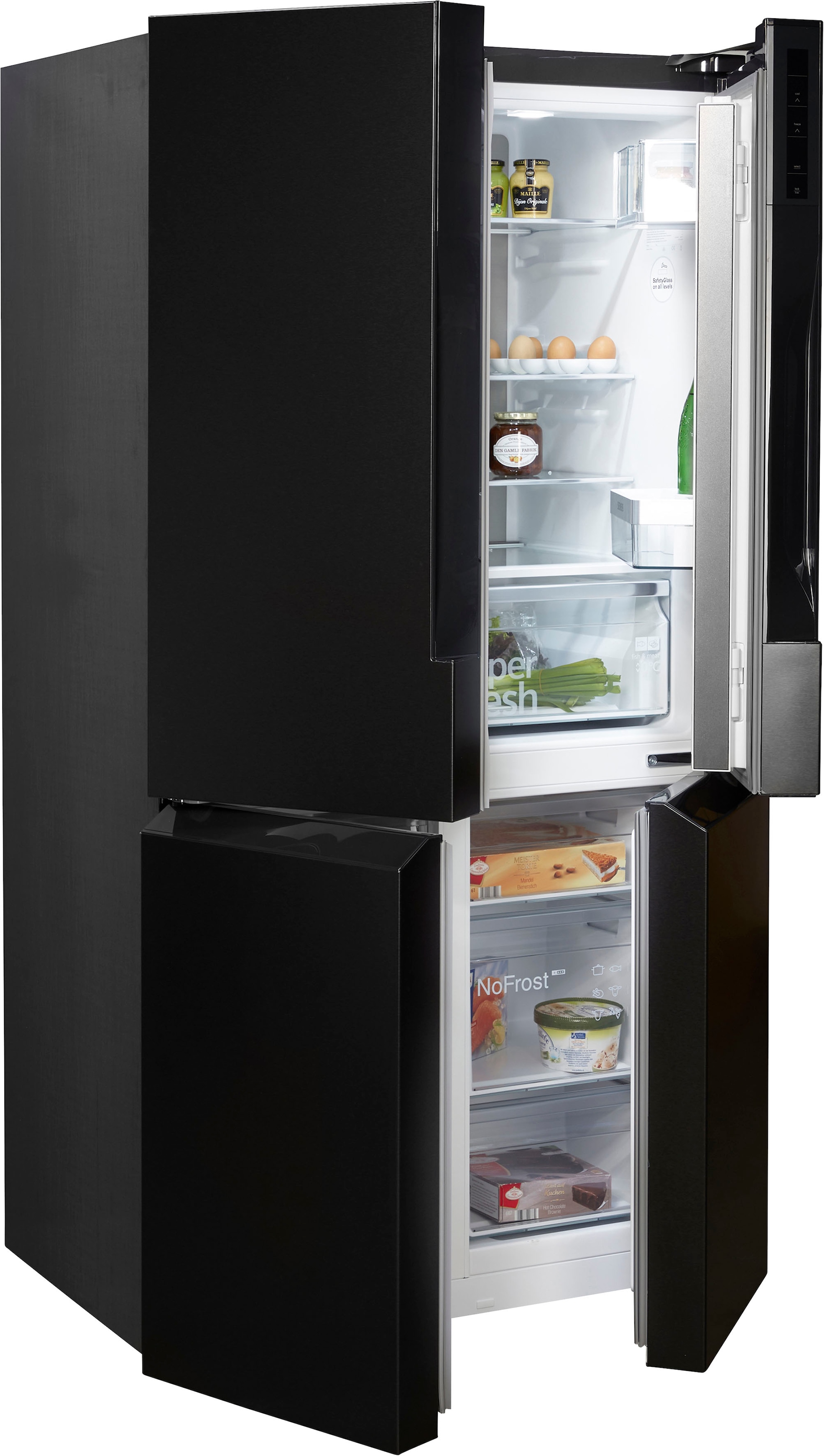 SIEMENS Multi Door iQ500 »KF96NAXEA«, noFrost für ein frostfreies Gefrierfa günstig online kaufen