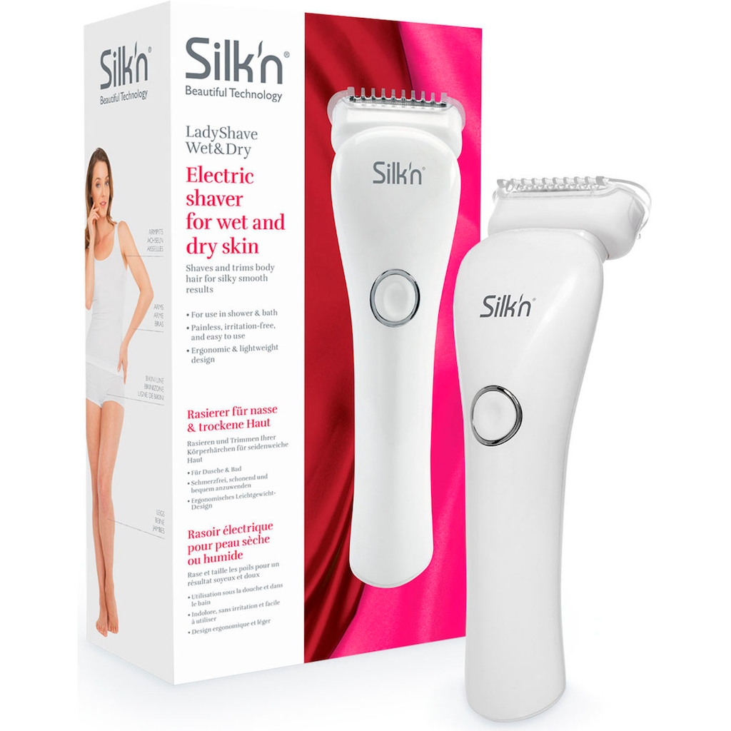 Silk'n Elektrorasierer »LadyShave«, 1 St. Aufsätze