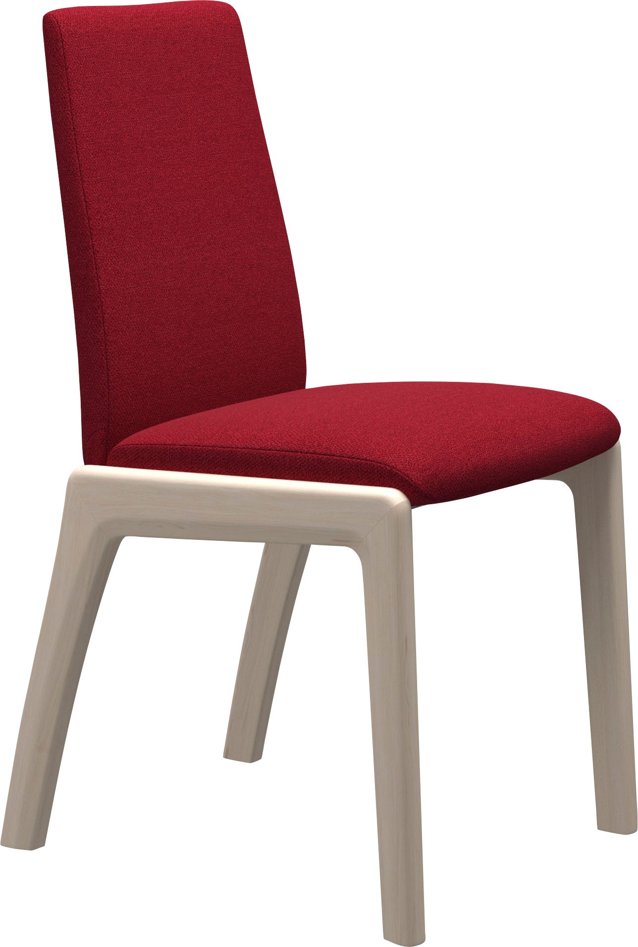 Stressless® Polsterstuhl »Laurel«, ROHLEDER Stoff Q2 FARON, Low Back, Größe M, mit abgerundeten Beinen in Eiche gekalkt