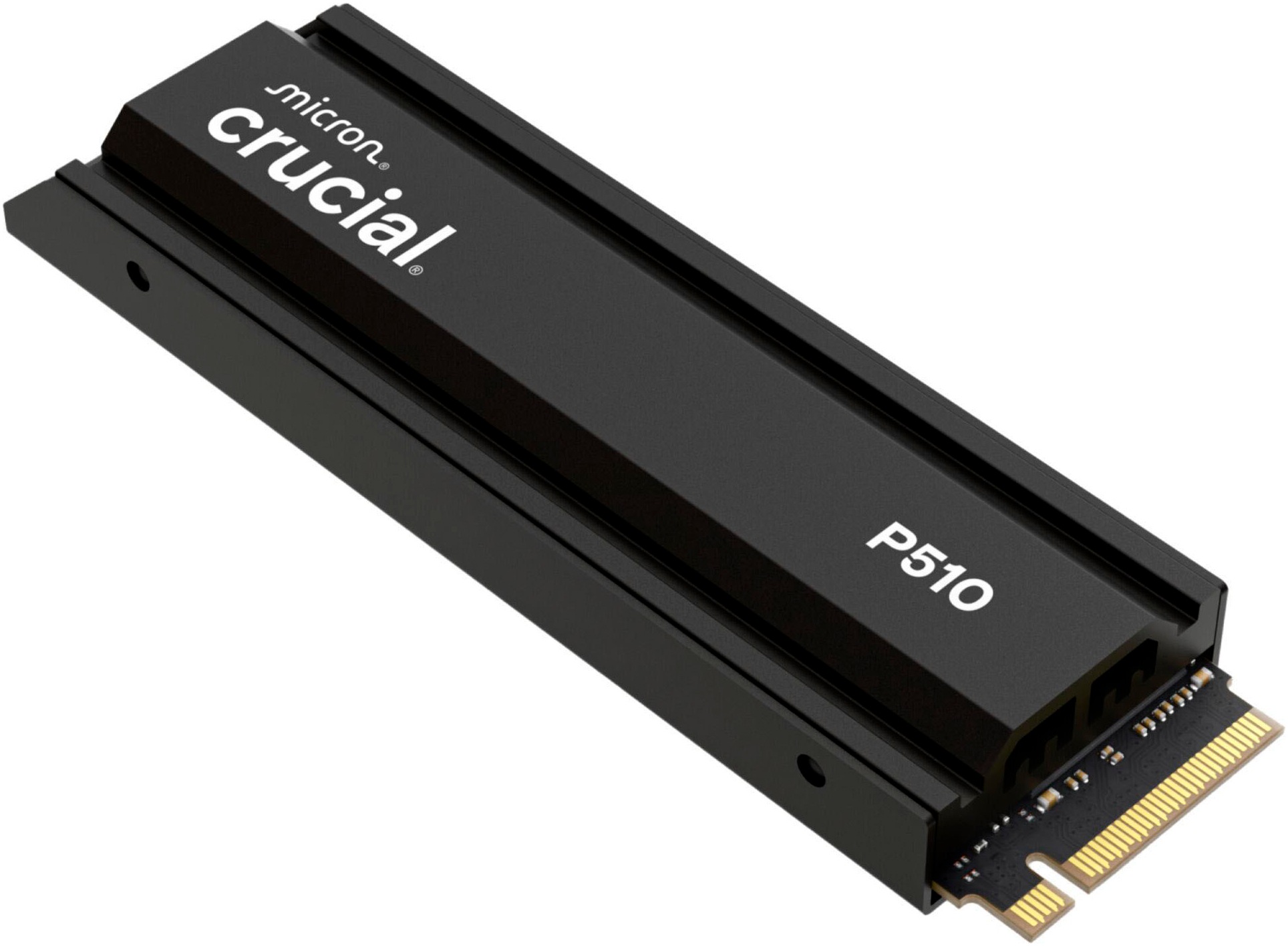 Crucial SSD-Festplatte »P510 Gen5 2280 2TB mit Heatsink« 2000 GB Anschluss M.2 (2880)