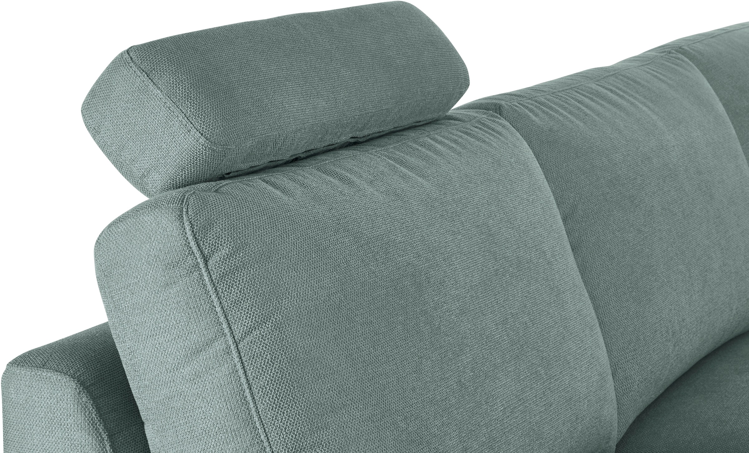3C Candy Ecksofa »Lecce, wahlweise PUR-Schaumstoff oder Tonnentaschenfederkern«, Bett im 2,5-Sitzer, teilmotorische Schlaffunktion im Longchair, L-Form