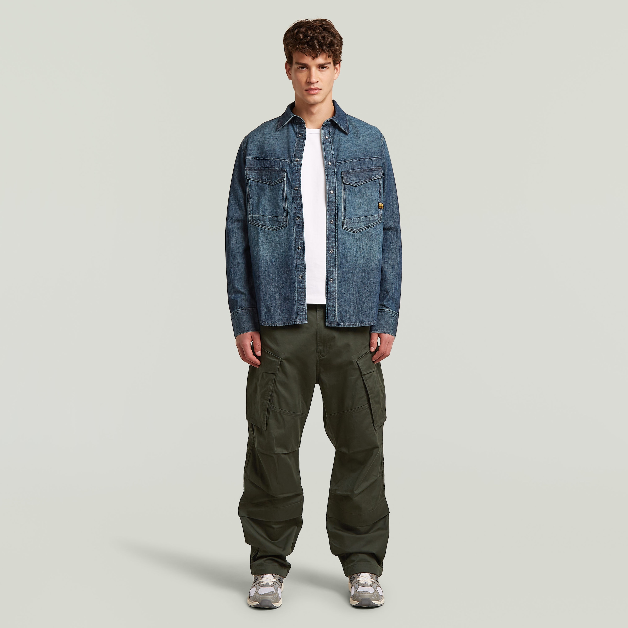G-STAR Cargohose »Rovic 3D Relaxed«  Low Waist, Baumwoll-Mix mit Stretch-Anteil