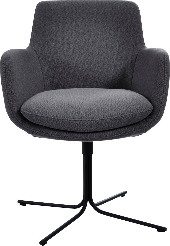 K+W Komfort & Wohnen Drehstuhl »Pego« () filigranem 4-Fuß-Gestell in schwar günstig online kaufen
