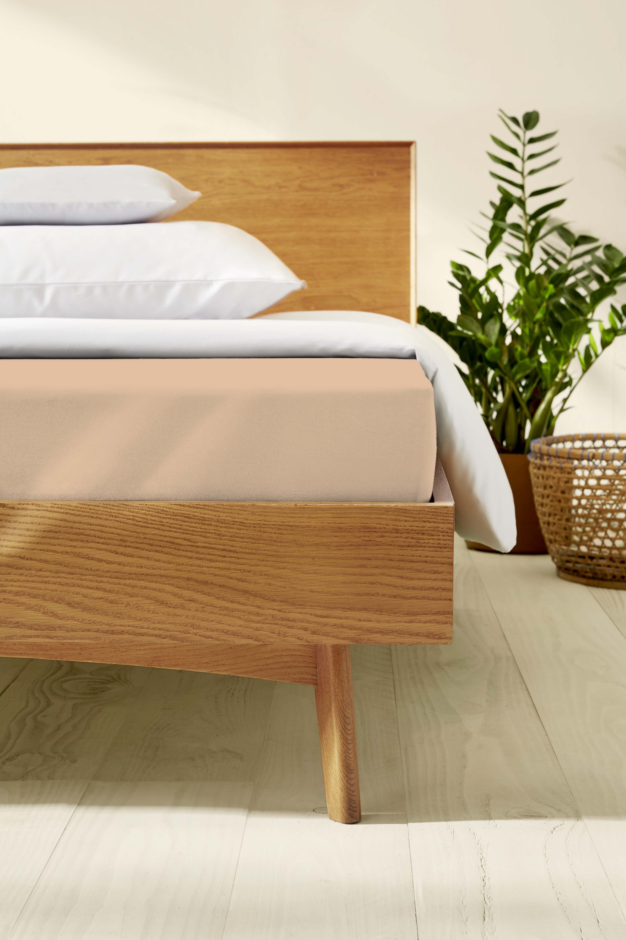 Kaeppel Spannbettlaken »Single Jersey Mako Cotton«, Bettlaken aus 100% Baumwolle