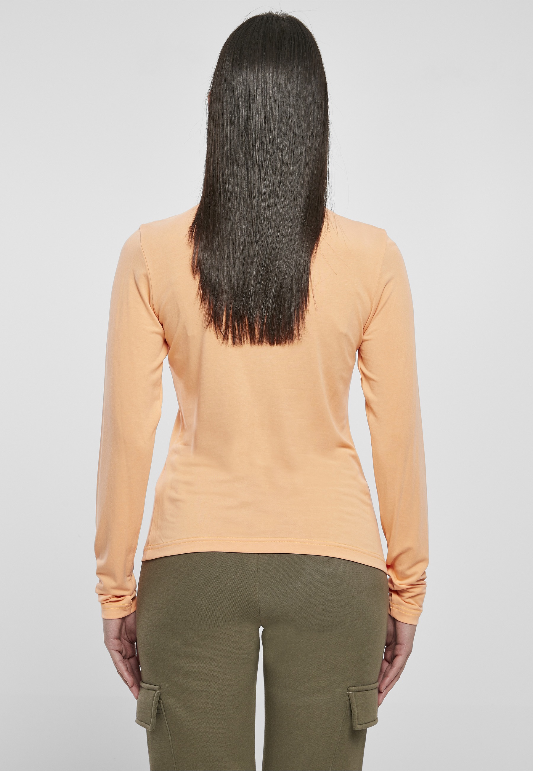 URBAN CLASSICS Langarmshirt »Urban Classics Damen Ladies Modal Turtleneck Longsleeve« 1 Stk.