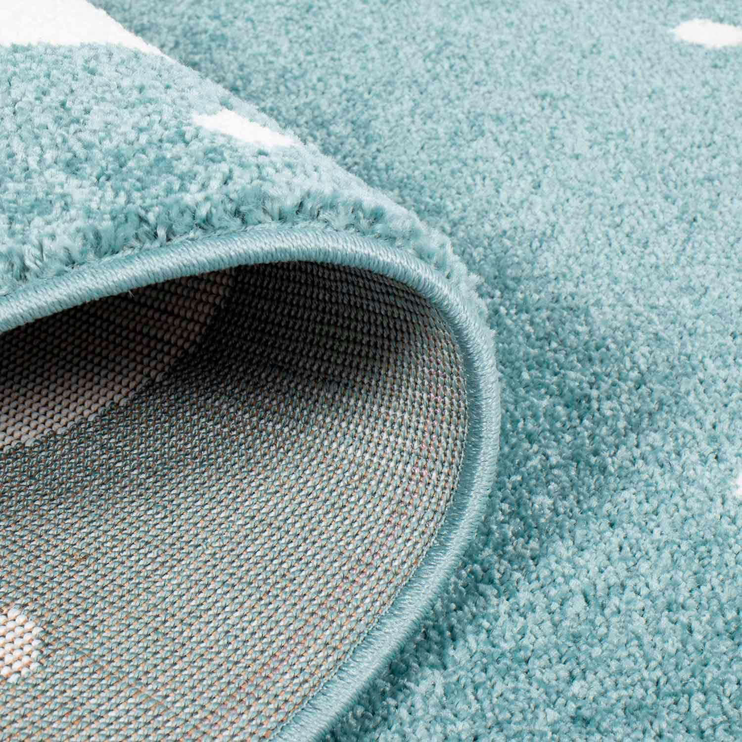 Carpet City Kinderteppich »Bubble Kids 1334«, rechteckig, 11 mm Höhe, Spielteppich, Panda-Bär, Weicher Flor, Pflegeleicht, Kinderzimmer