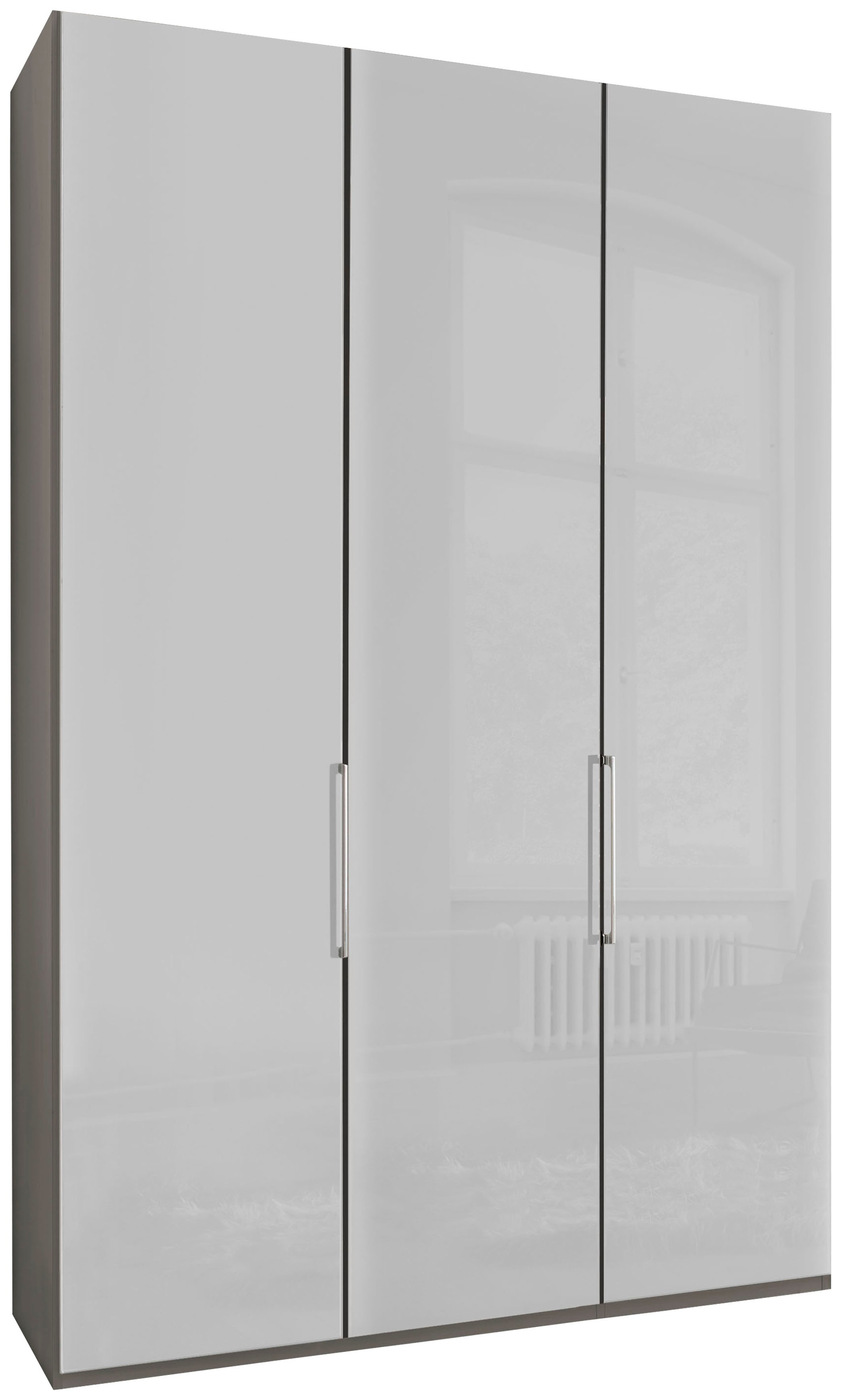 WIEMANN Falttürenschrank "Monaco" mit Glasfront sowie hochwertigen Beschläg günstig online kaufen