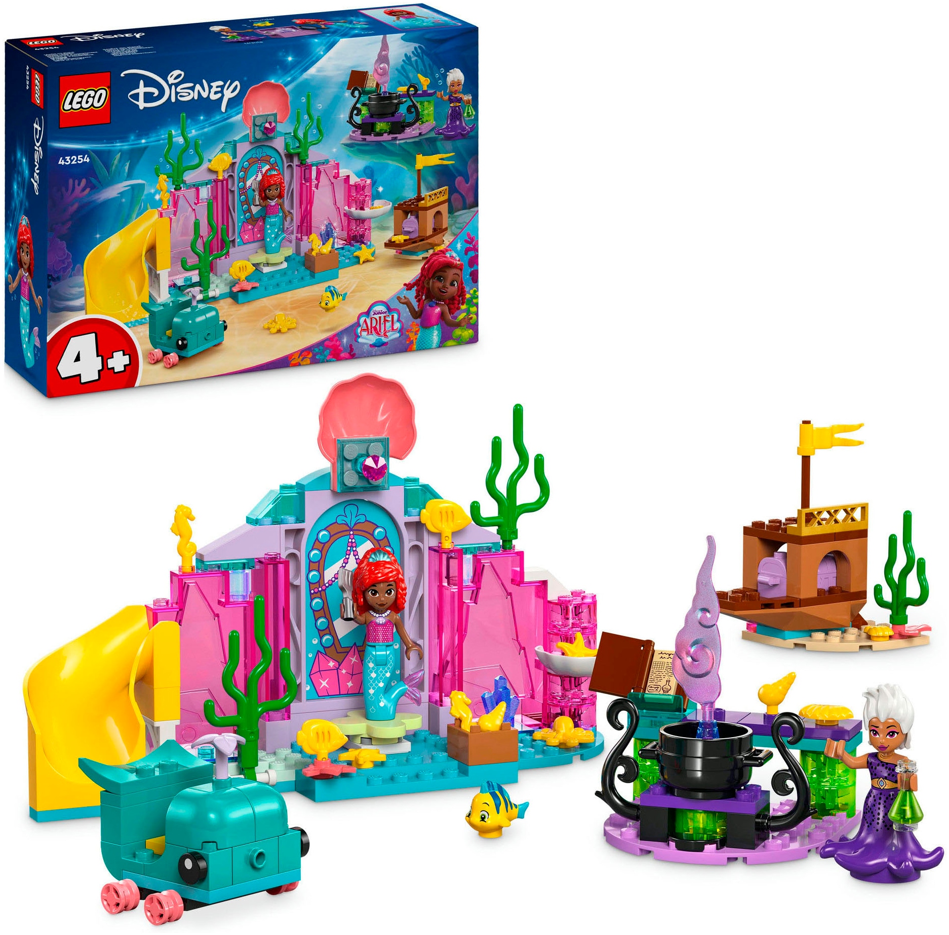 Konstruktionsspielsteine »Arielles Kristallhöhle (43254), LEGO Disney Princess«, (141...