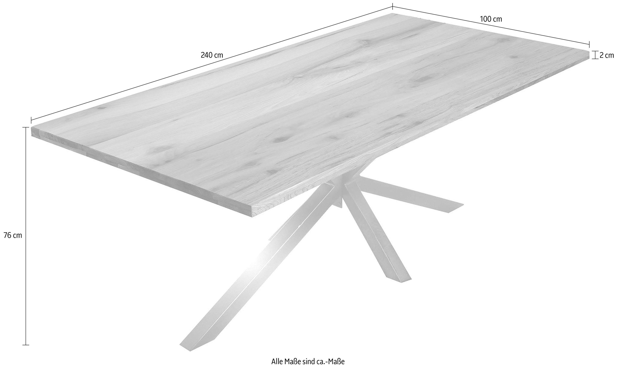 4. Bild von SIT Esstisch »Tops&Tables«, Tischplatte auf 4 cm aufgedoppelt