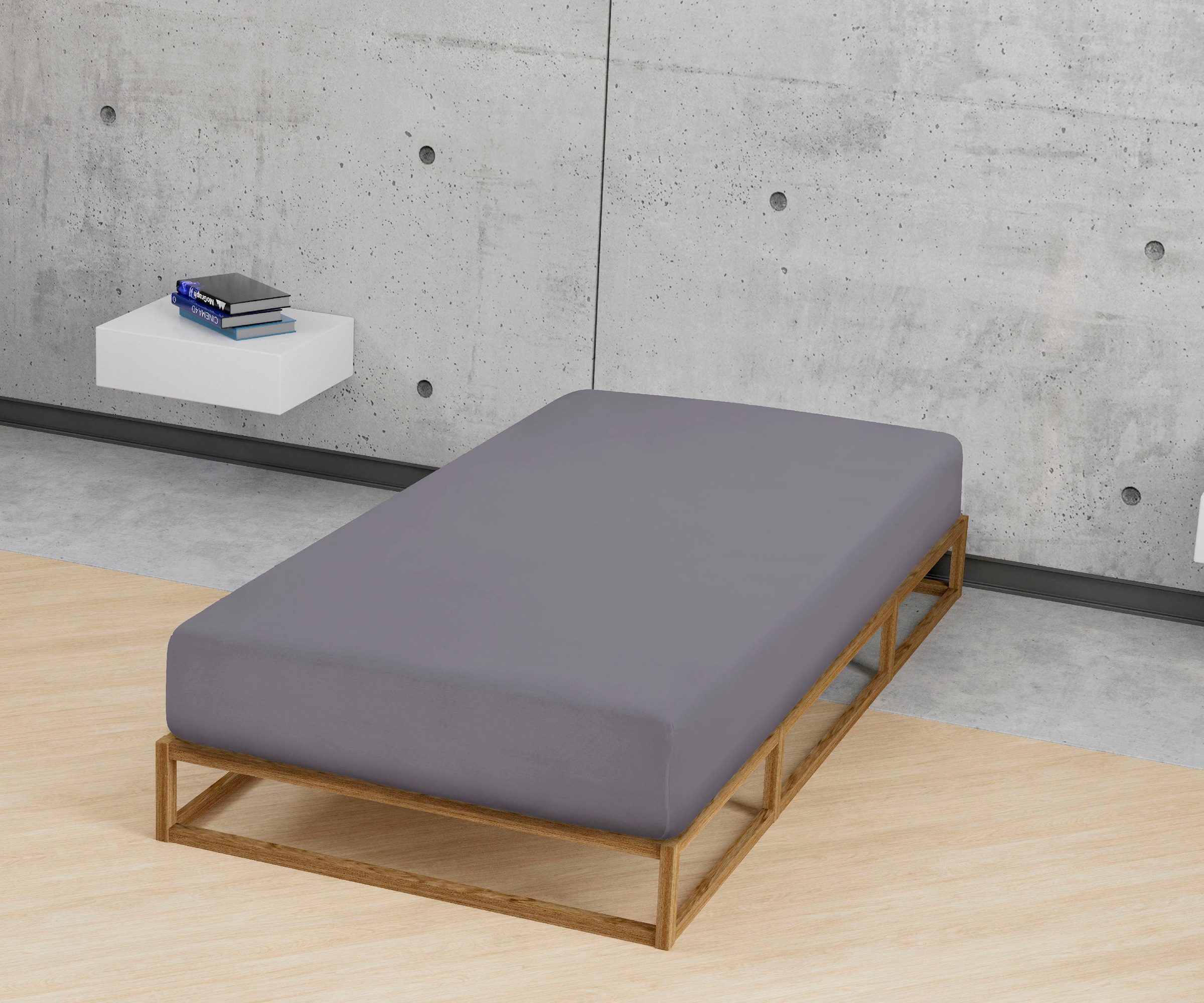 Castell - Markenbettwäsche Spannbettlaken Jersey in Gr. 90x200, 140x200 ode günstig online kaufen