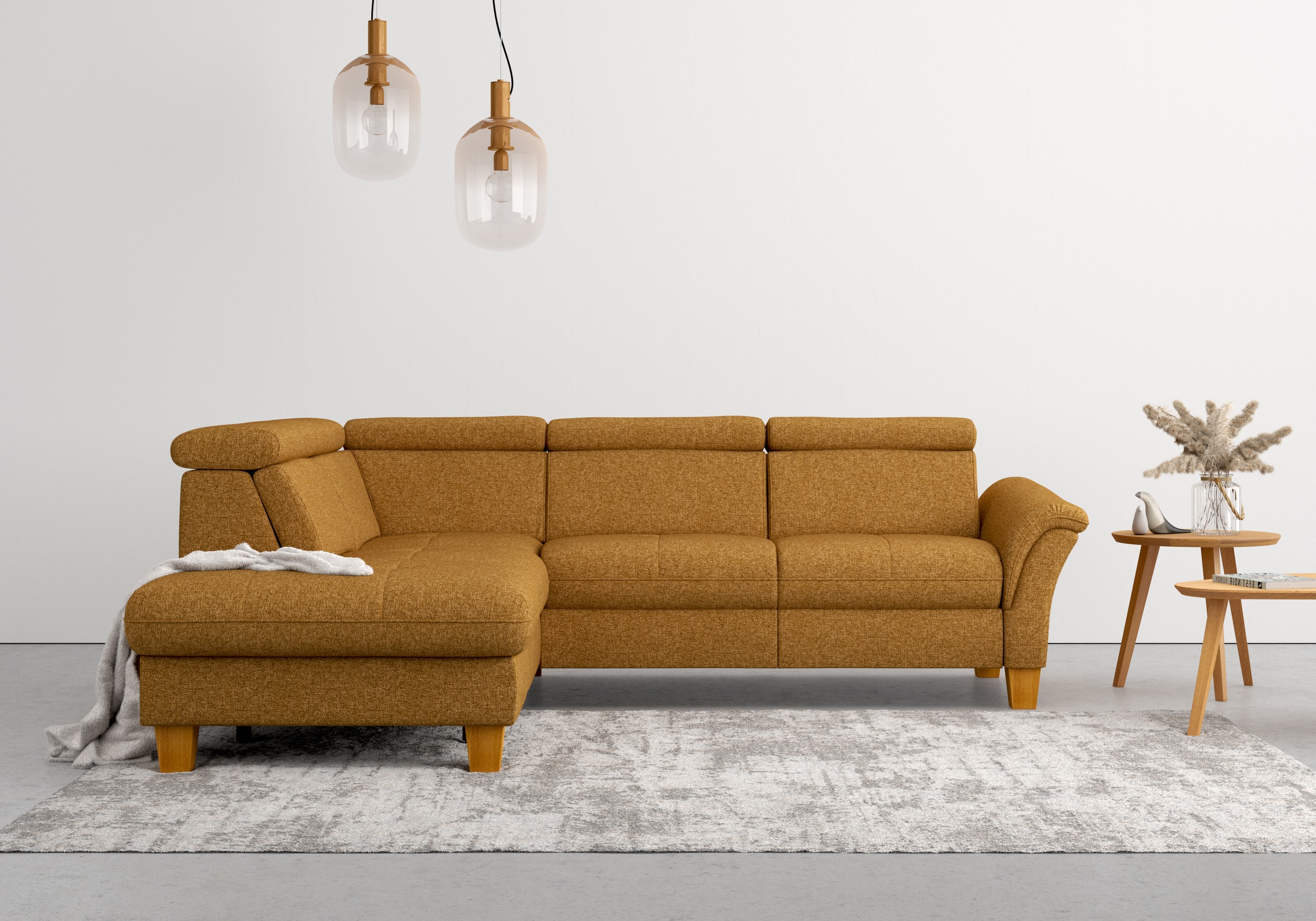 Home affaire Ecksofa »Lindgren L-Form«, wahlweise mit TV-Funktion, Stauraum und Kopfteilverstellung