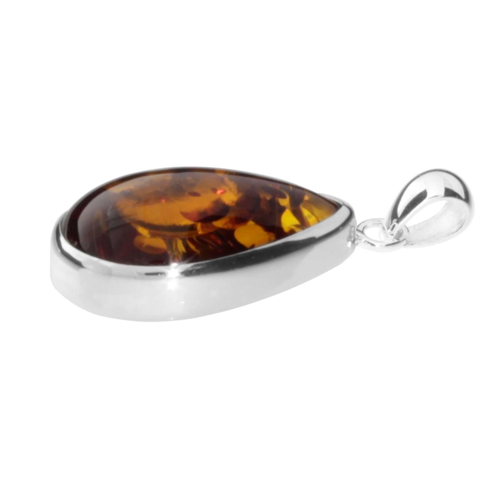 OSTSEE-SCHMUCK Kettenanhänger »Ostsee-Schmuck Anhänger Classic Tropfen 21 x 14 mm« (1 Stk. tlg.)