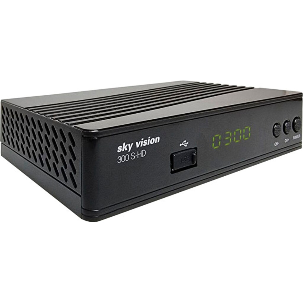 Sky Vision SAT-Receiver »300 S-HD«, (LAN (Ethernet) USB-Mediaplayer)