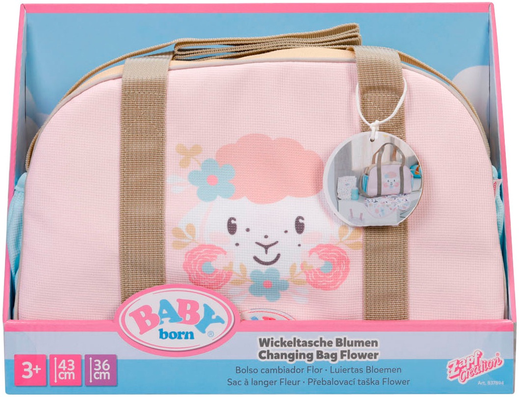 Baby Born Puppen Wickeltasche »Wickeltasche Blumen«