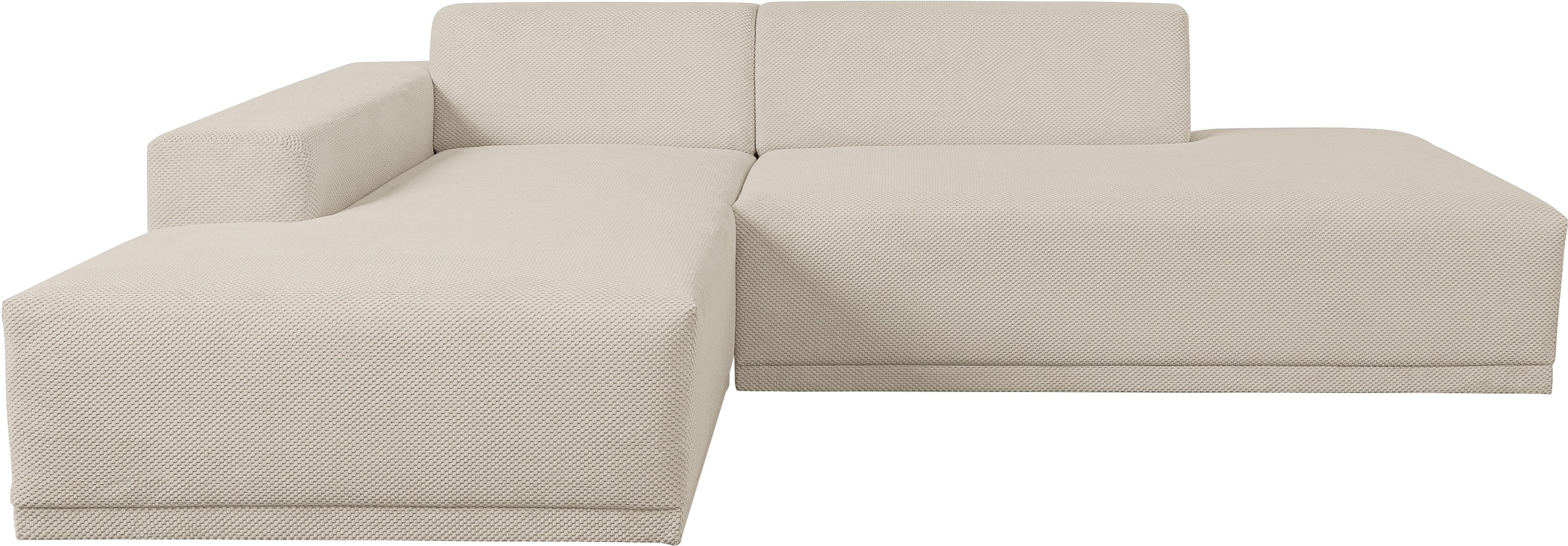 WERK2 Ecksofa »Apollo, hoher Sitzkomfort, aktuelles Design, Breite 264cm, L günstig online kaufen