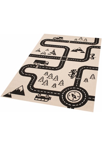 Zala Living Kinderteppich »Road Map Charly«, rechteckig, 4 mm Höhe,... kaufen