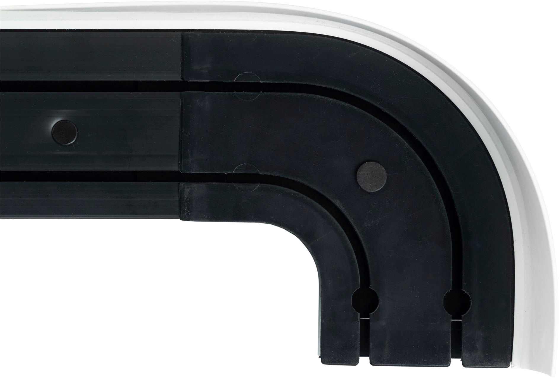 SN DECO GROUP Gardinenschiene »SH2«, 2 läufig-läufig, Fixmaß, mit Blende 5 cm