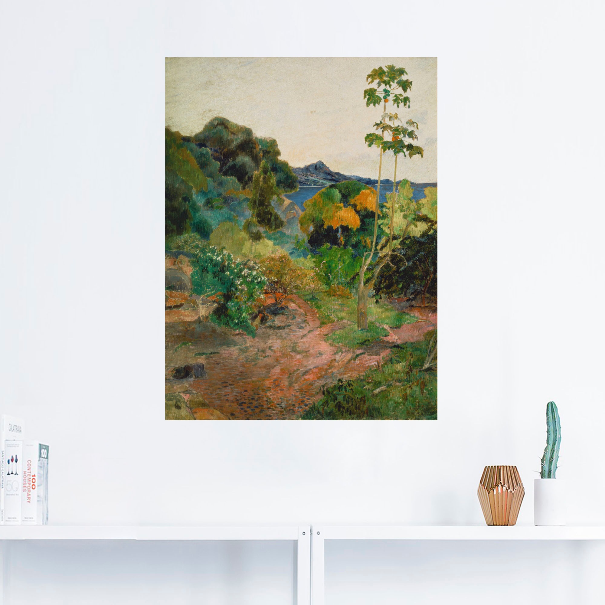 Artland Wandfolie »Küstenlandschaft auf Martinique«, Küste, (1 St.), selbstklebend