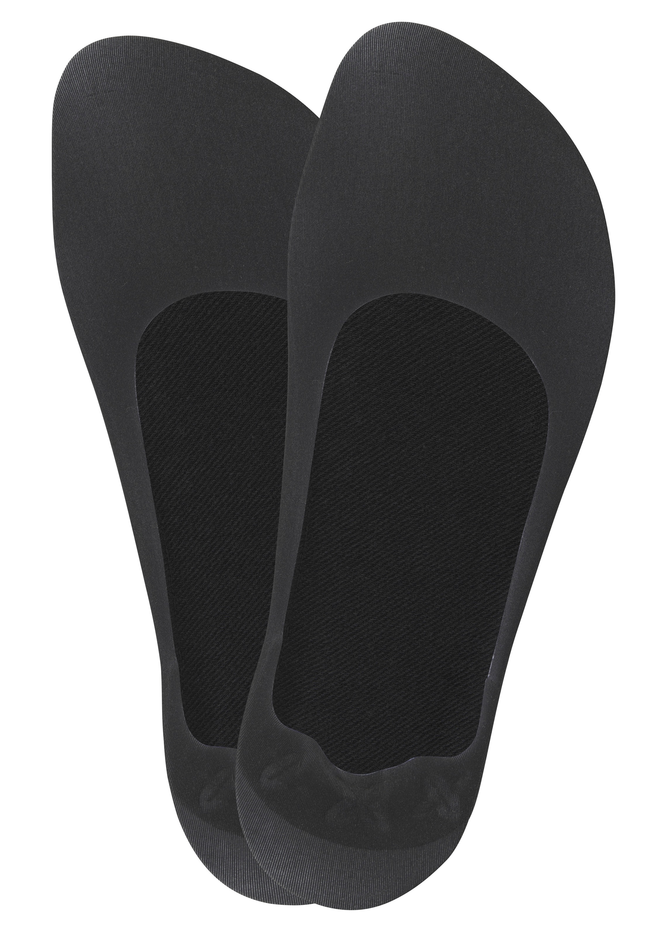 Vivance Feinfüßlinge »unsichtbare Ballerina Füßlinge, Damen invisible Socks,« Packung, 2 Paar tlg. mit Silikonpad für Summer Loafer, Ballerinas