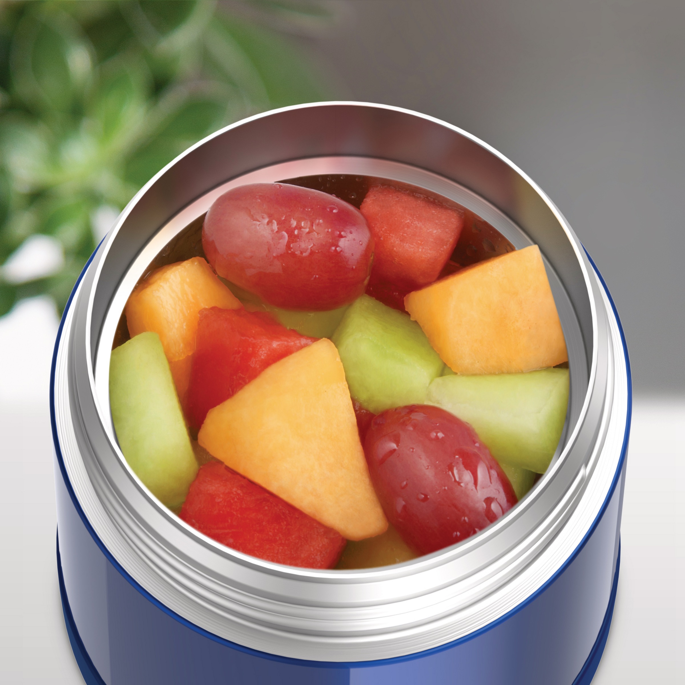 THERMOS Thermobehälter »FUNTAINER FOOD JAR, Thermobehälter für Essen, spülmaschinenfest« 1 Stk. tlg. 0,3l, 5h heiß & 7h kalt, dicht & auslaufsicher, mit klappbarem Löffel