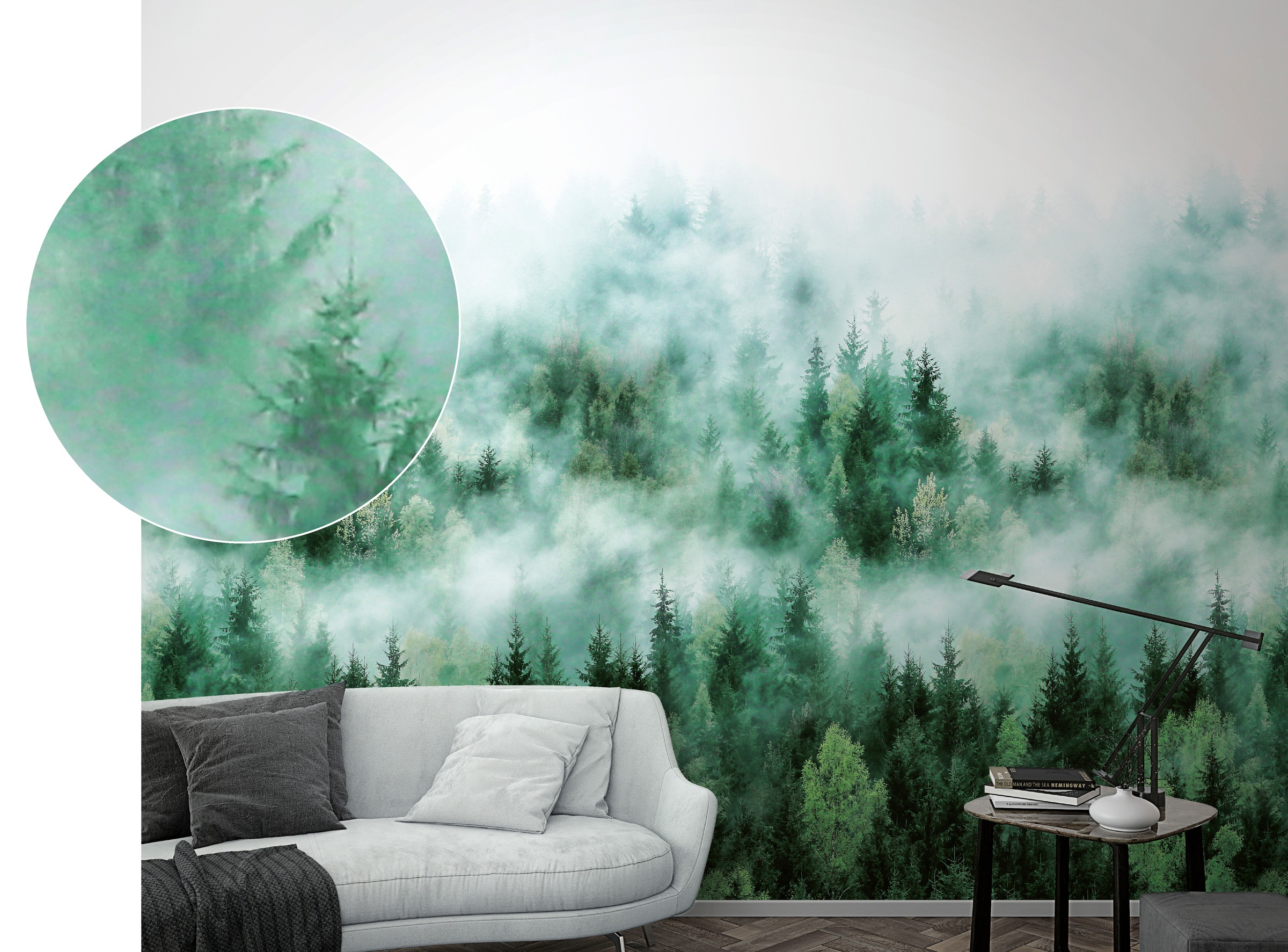 Marburg Fototapete Wald moderne Tapete für Wohnzimmer Schlafzimmer Küche