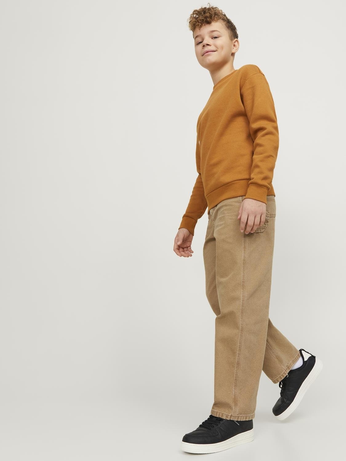 Jack & Jones Junior Weite Jeans »JJIALEX JJCARPENTER WI 050 SN JNR«