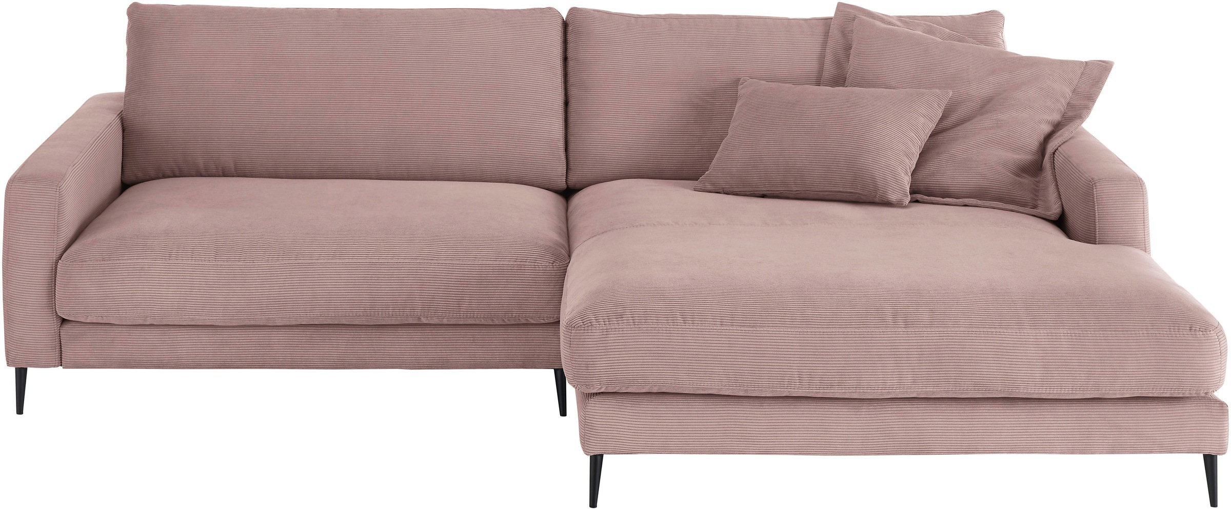 INOSIGN Ecksofa »Downtown, B/T/H: 272/190/84 cm L-Form« weicher Sitzkomfort günstig online kaufen