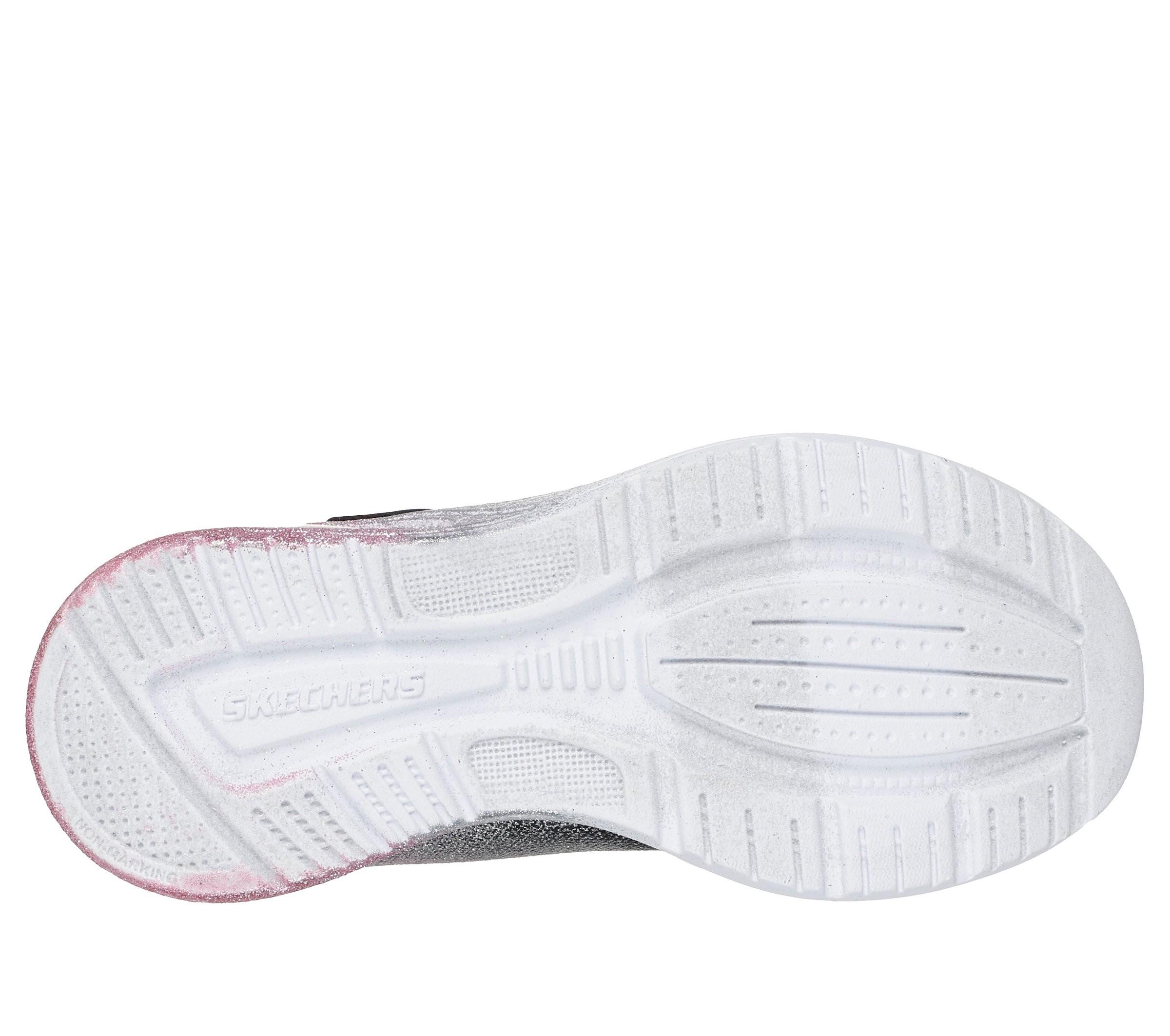 Skechers Sneaker »MICROSPEC MAX ADVANCE«  Klettschuh mit Glitter, Grössenschablone zum Download