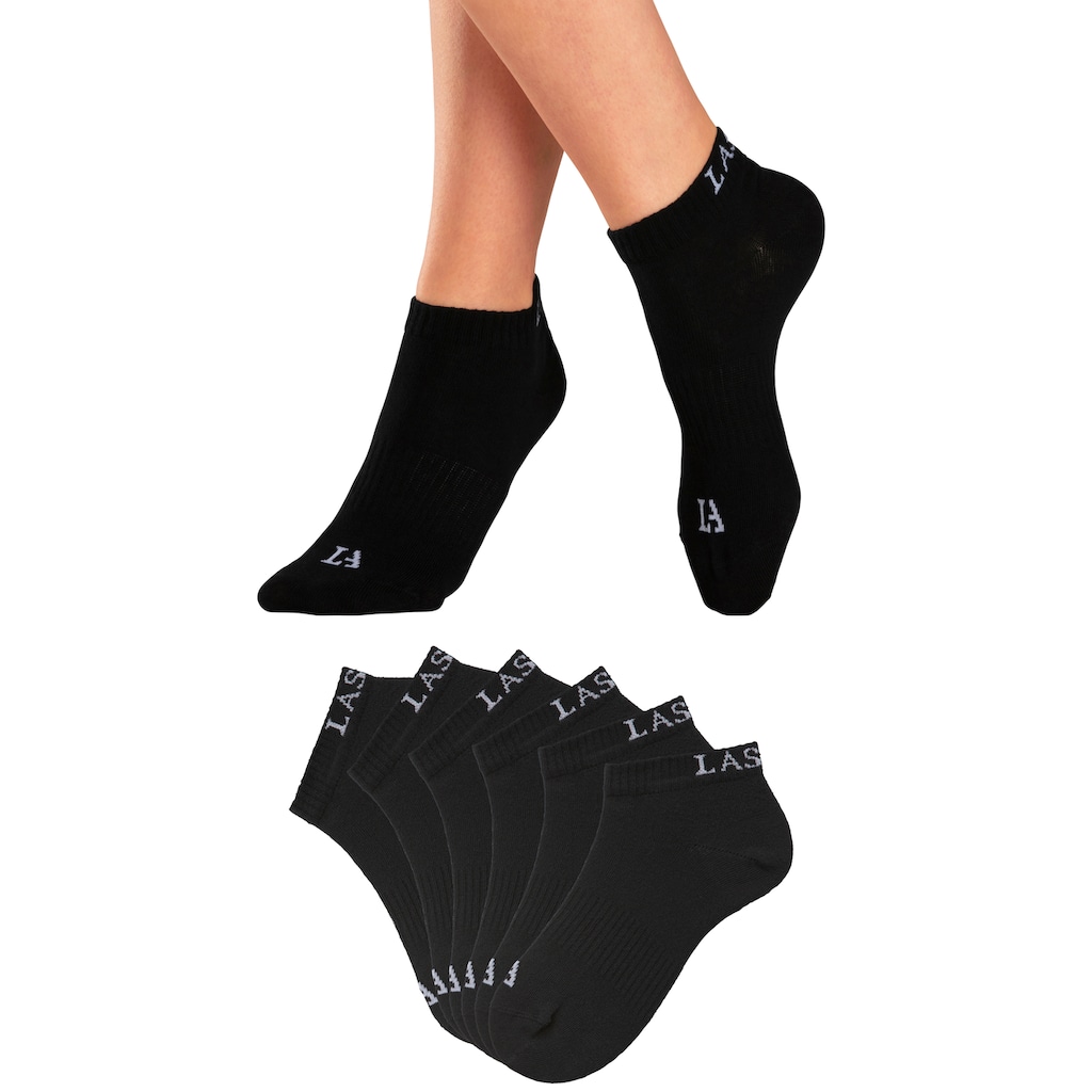 LASCANA ACTIVE Sneakersocken, (Set, 6 Paar)