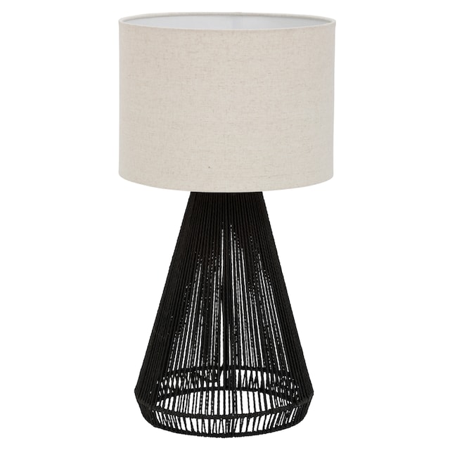 LeGer Home by Lena Gercke Tischleuchte »Zuri«, 1 flammig-flammig,  Tischlampe mit Sisalschnur, Leinenschirm / Stoff - beige online kaufen