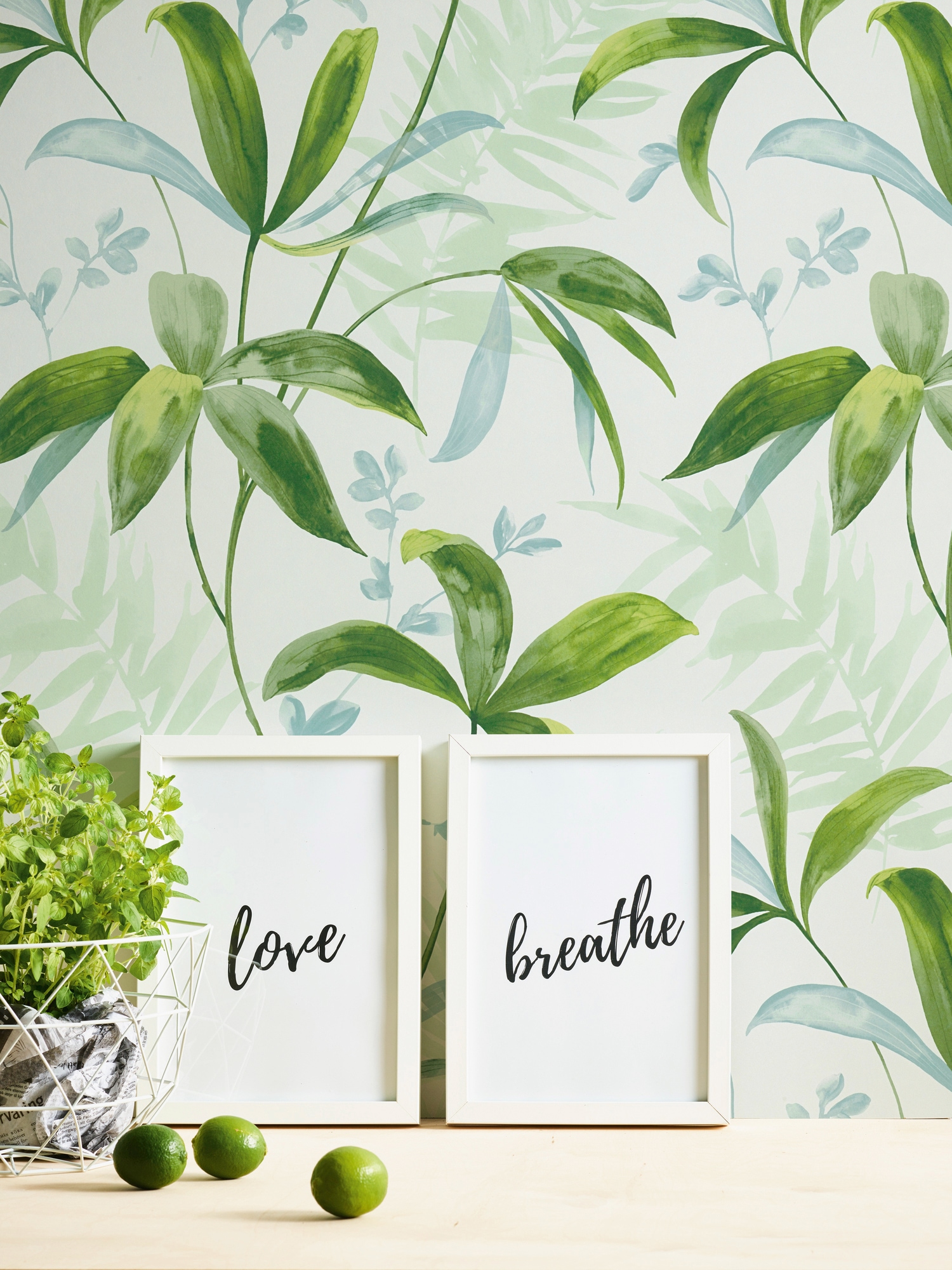 Architects Paper Vliestapete »Jungle Chic«, floral-botanisch-tropisch, Palmentapete Tapete Dschungel Tapeten Wohnzimmer Schlafzimmer Küche