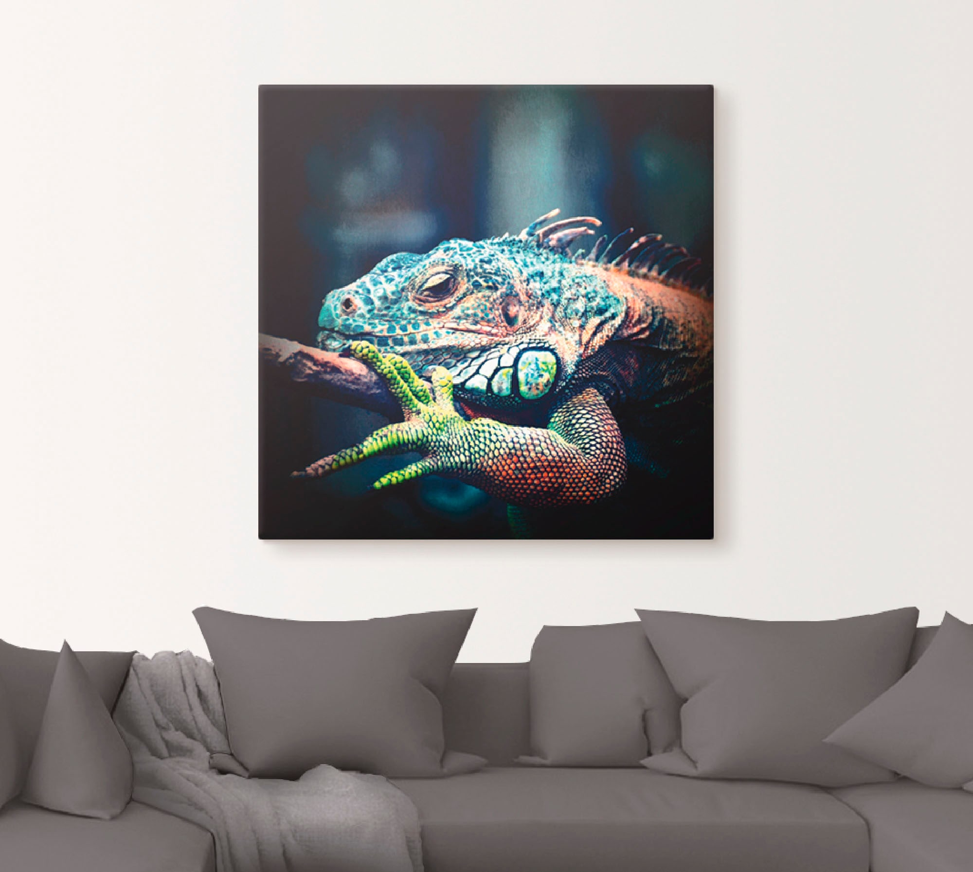 Artland Wandbild »Leguan«, Reptilien, (1 St.), als Leinwandbild, Poster in günstig online kaufen