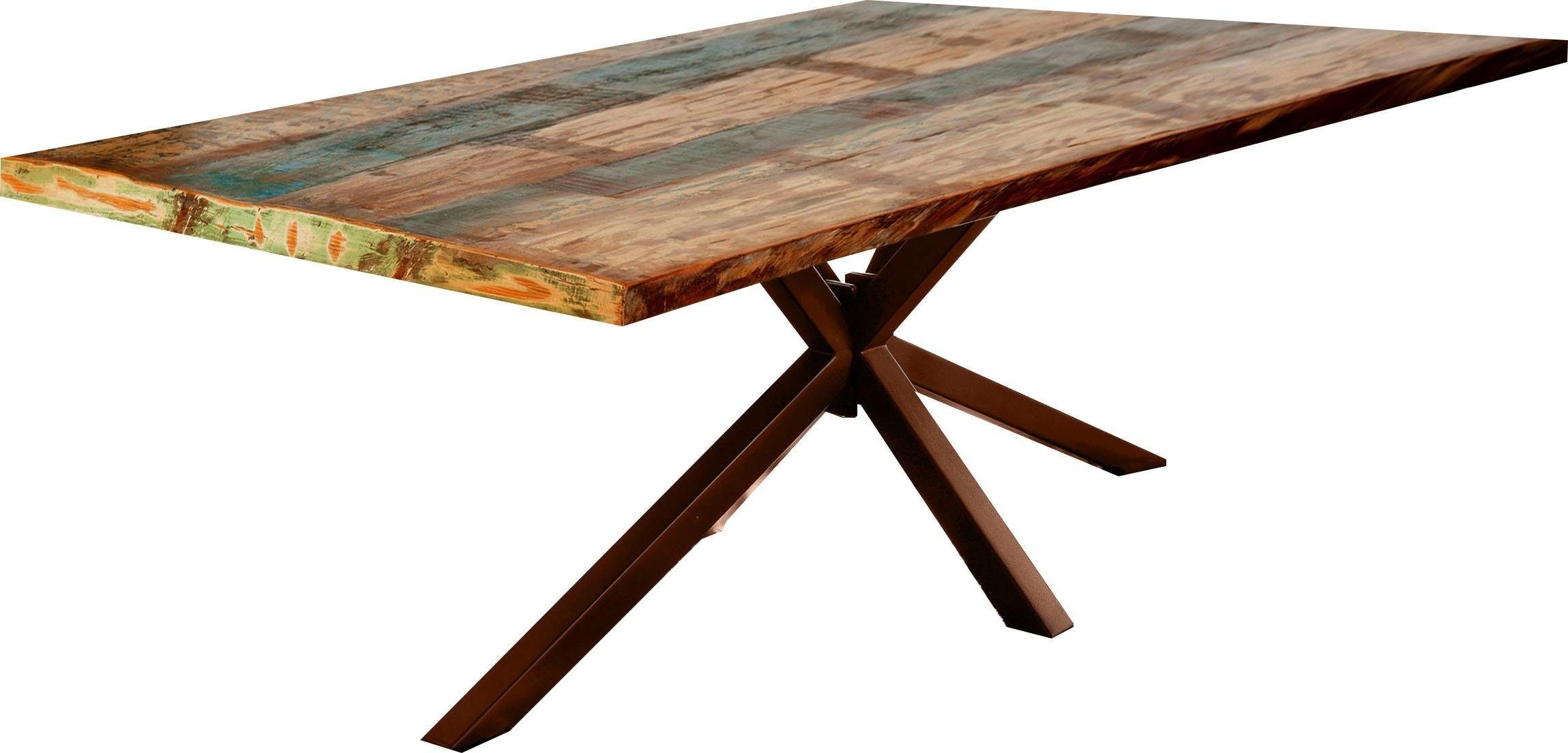 2. Bild von SIT Esstisch »Tops&Tables«, mit Tischplatte aus Altholz mit Farbresten