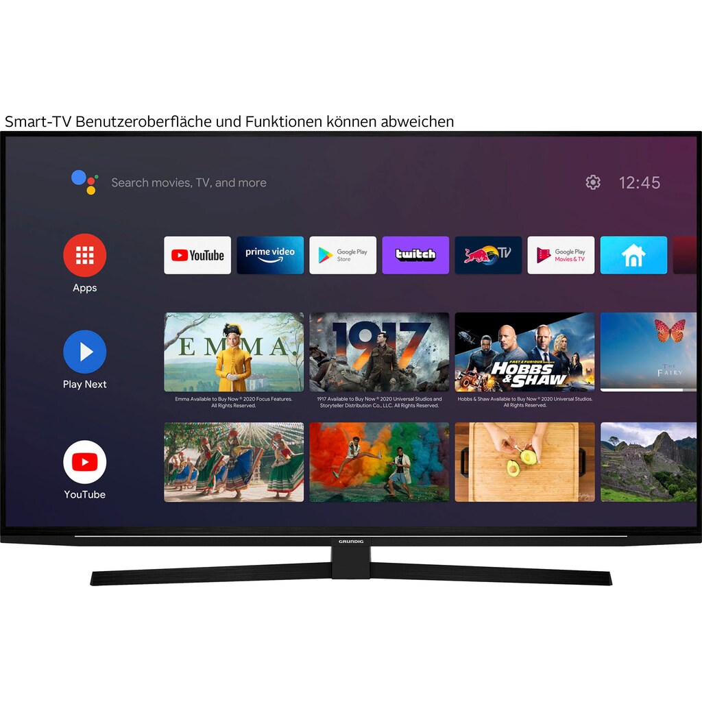 Grundig LED-Fernseher »65 GUB 8240«, 164 cm/65 Zoll, 4K Ultra HD, Android TV-Smart-TV