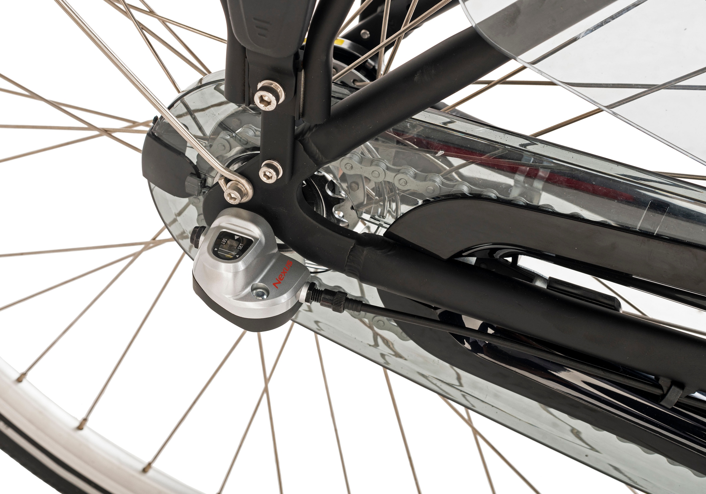 VOGUE BIKE E-Bike »Basic«, 3 Gang, Shimano, Nexus, Frontmotor 250 W, Pedelec, Elektrofahrrad für Damen u. Herren