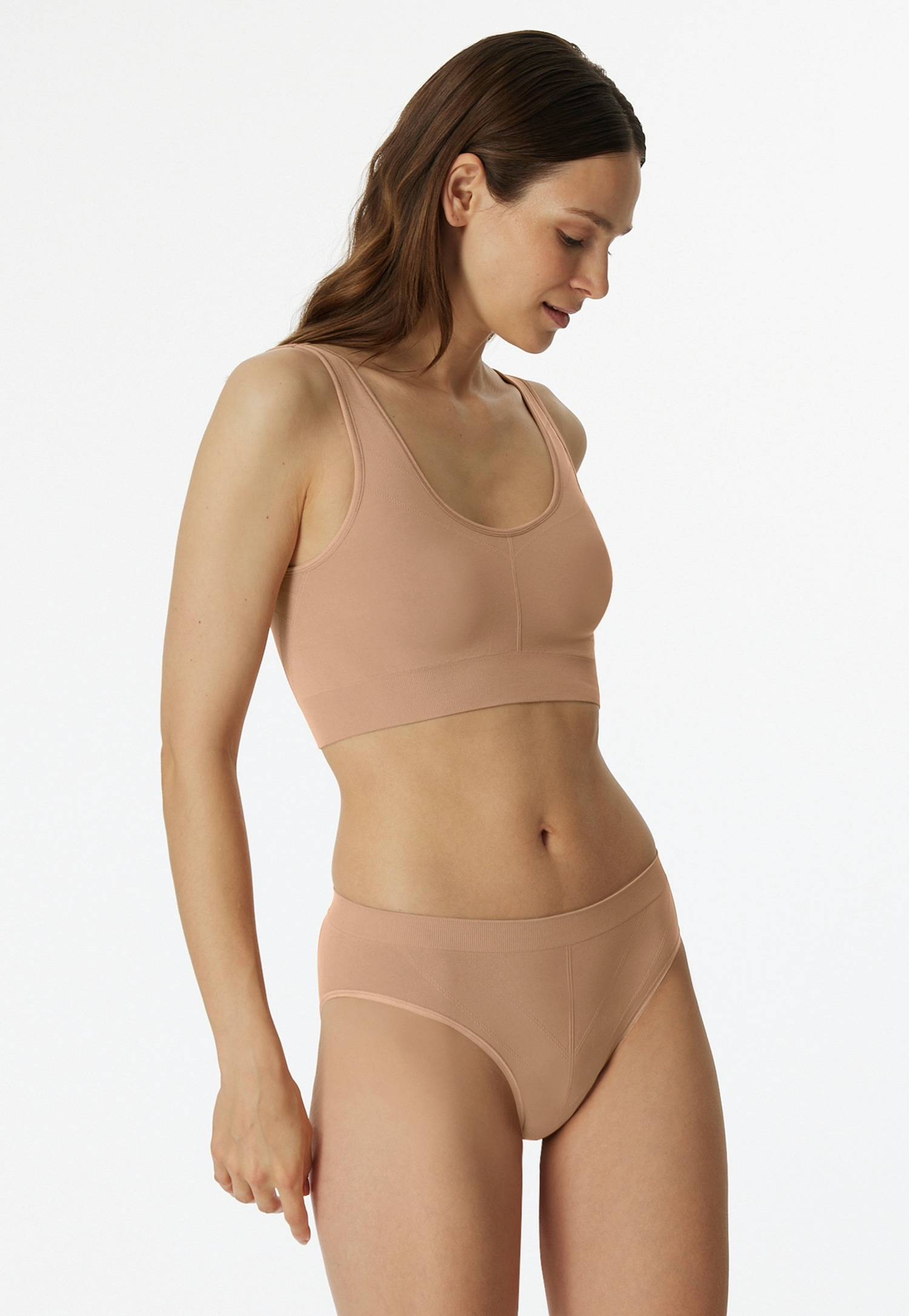 Schiesser Rioslip »Casual Seamless«, Streifen-Optik, ohne störende Seitennähte, elastisch