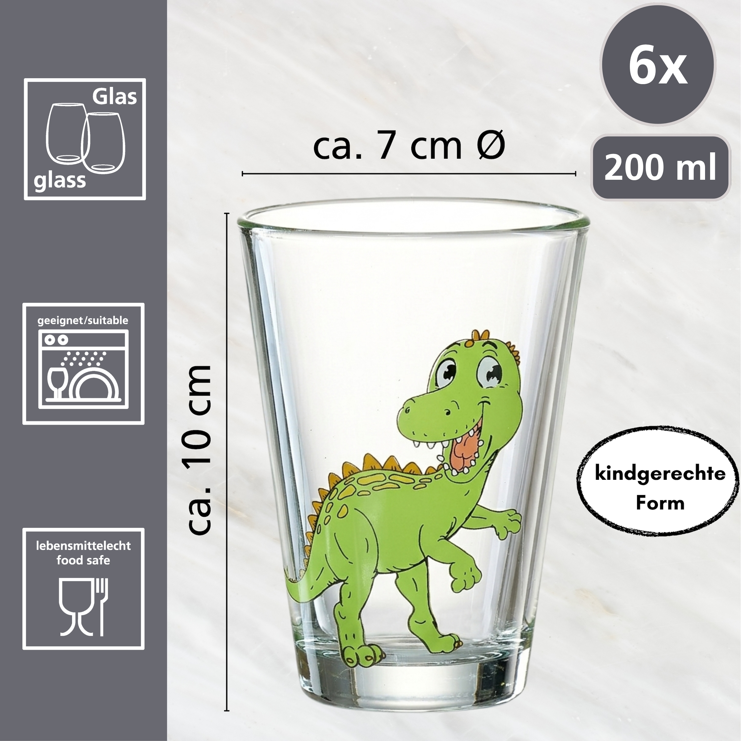 Ritzenhoff & Breker Kinderbecher »Dino« je 200 ml