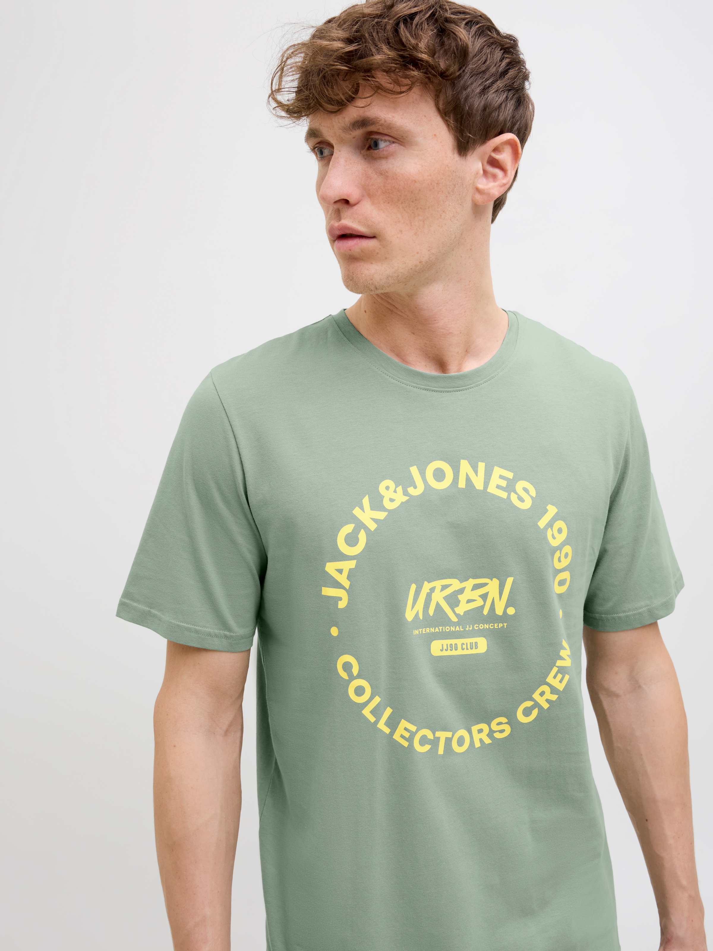 Jack & Jones Rundhalsshirt »JJSIMON TEE SS CREW NECK«