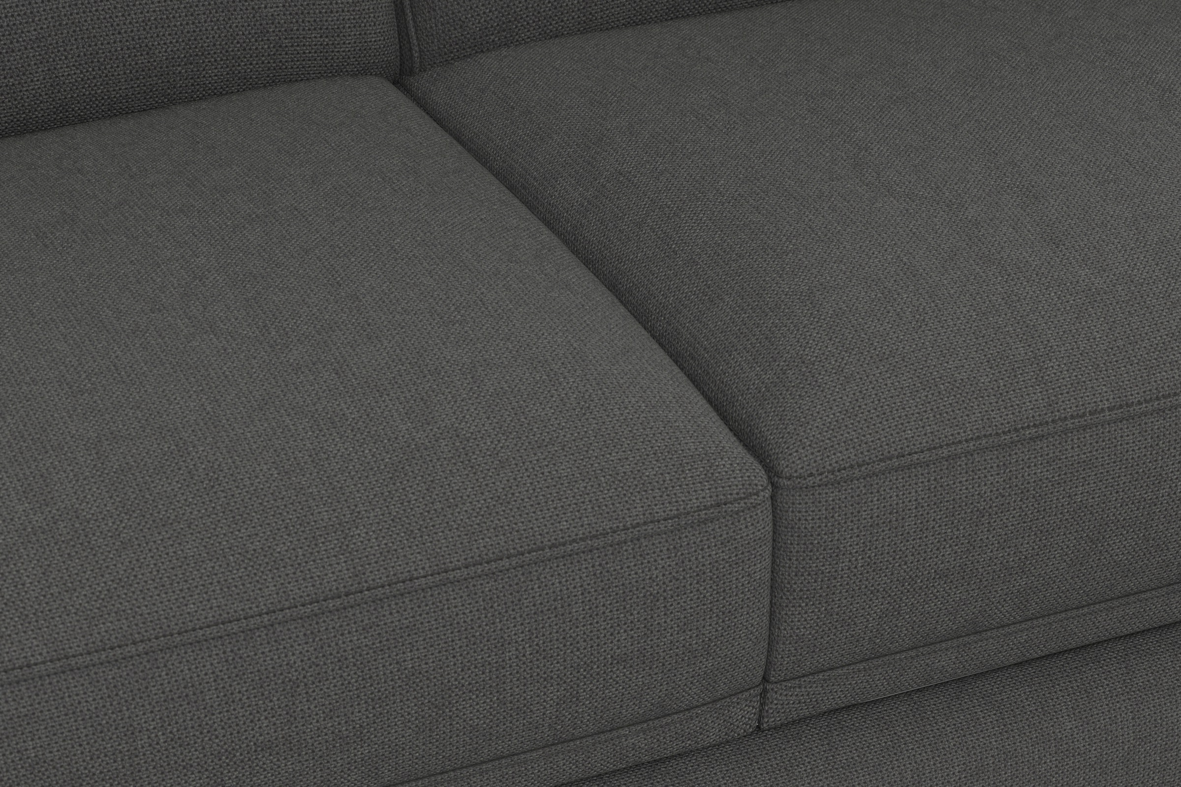 sit&more Wohnlandschaft »Dundee U-Form«, mit Federkern und Edelstahlfüßen, wahlweise mit Kopfteilverstellung
