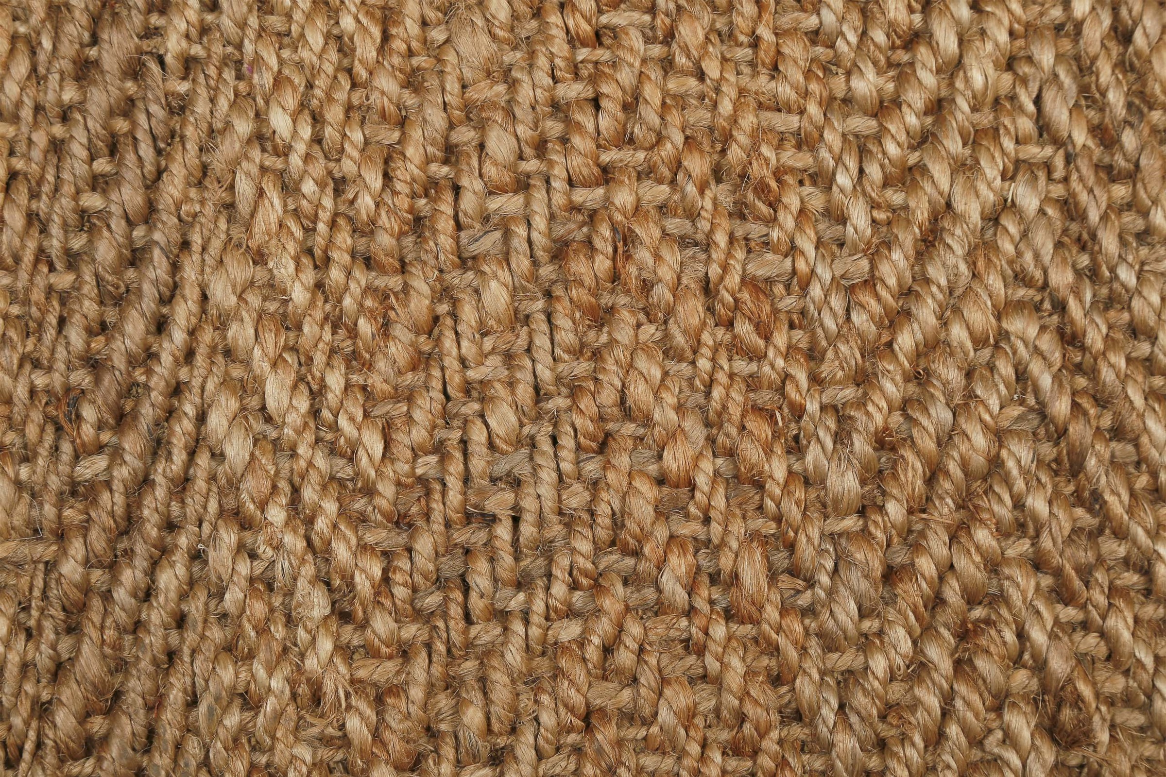 Green Looop Teppich »Dhurry«, rechteckig, 12 mm Höhe, handgewebt, robust, strapazierfähig, Jute, Natur, Wohnzimmer