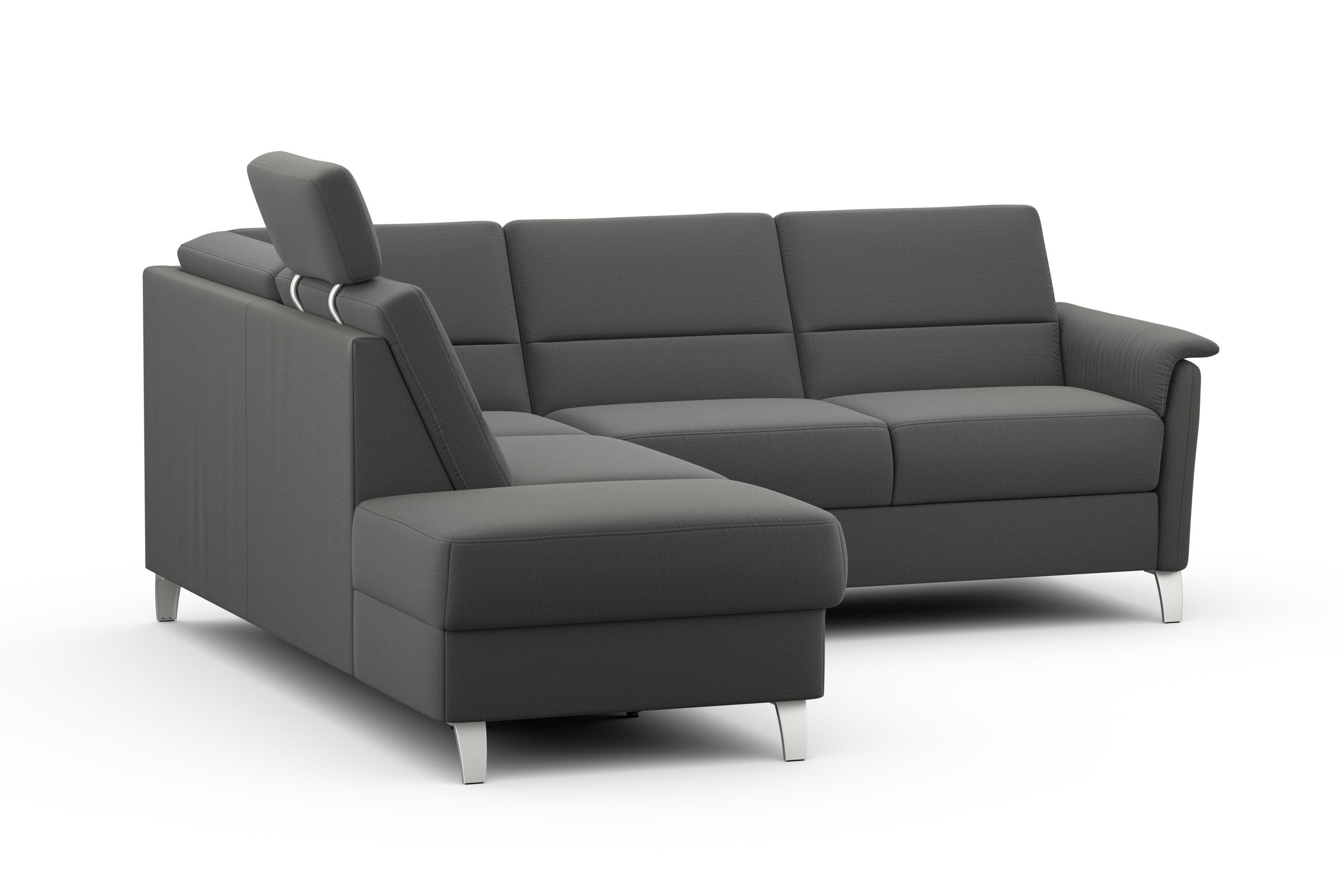 sit&more Ecksofa »Palmera L-Form«, Federkern, wahlweise mit Bettfunktion un günstig online kaufen