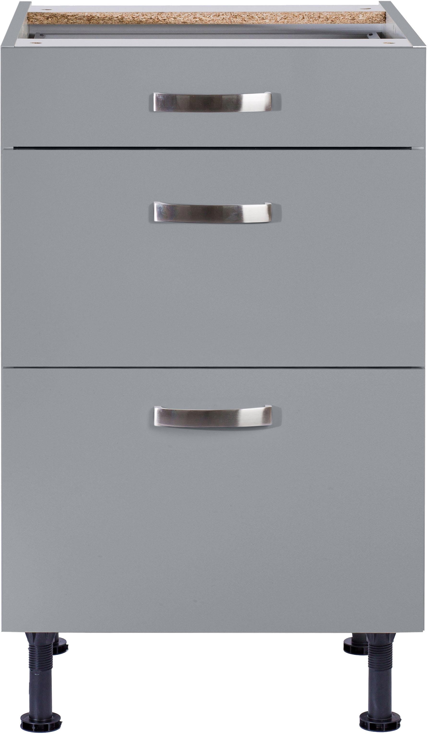 KOCHSTATION Unterschrank »KS-Cara«, Breite 50 cm, mit Vollauszügen und Soft-Close-Funktion
