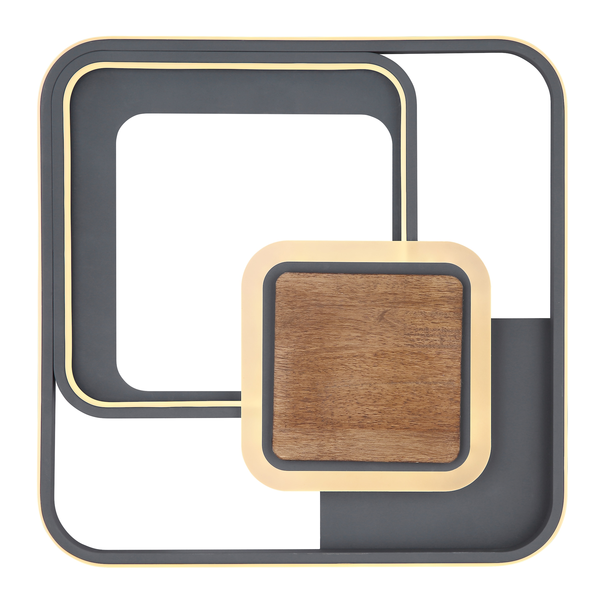 GLOBO LIGHTING LED Deckenleuchte »NIRRA« LED-Modul Warmweiß Deckenlampe/Wohnzimmer/Schlafzimmer/modern