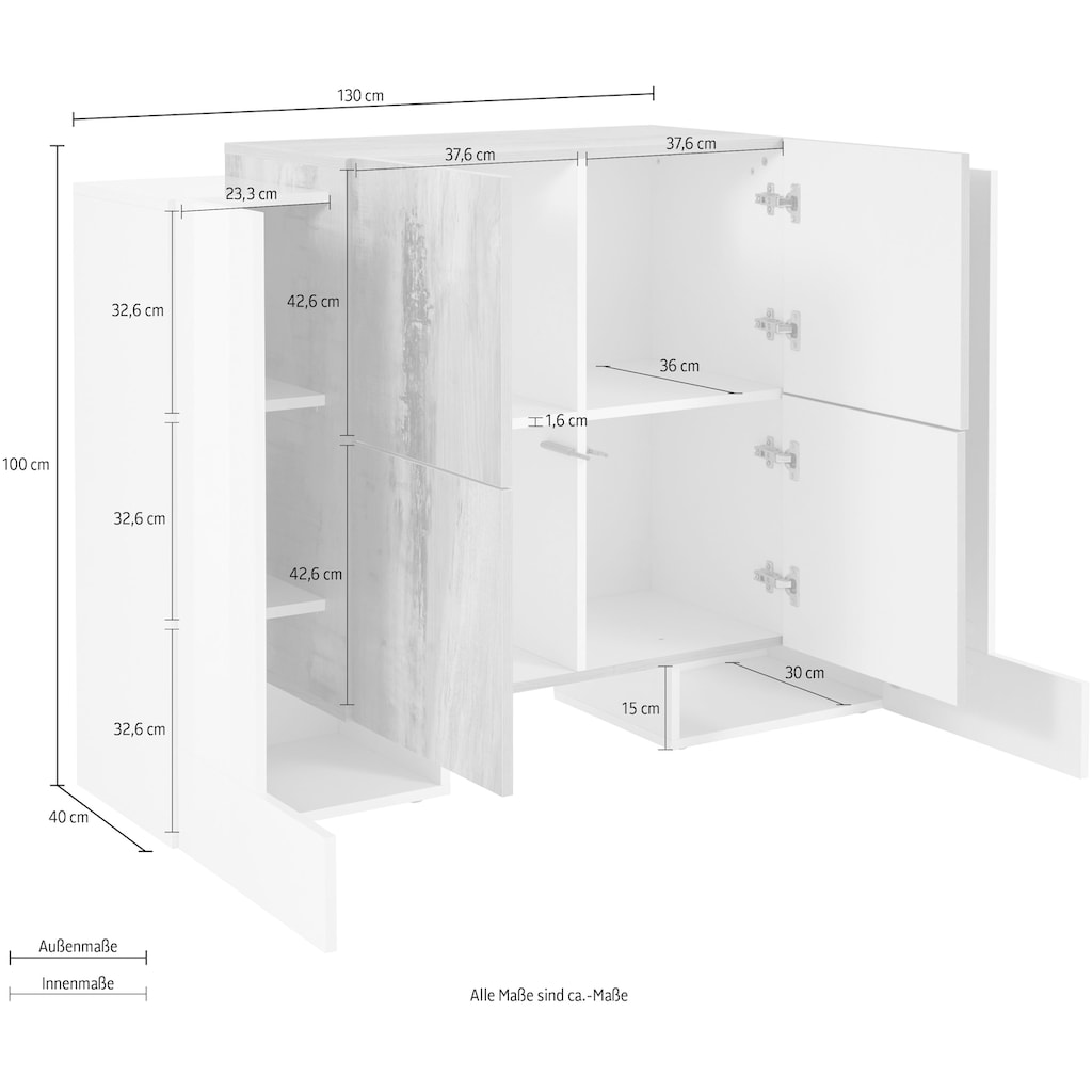 Tecnos Sideboard »Pillon«